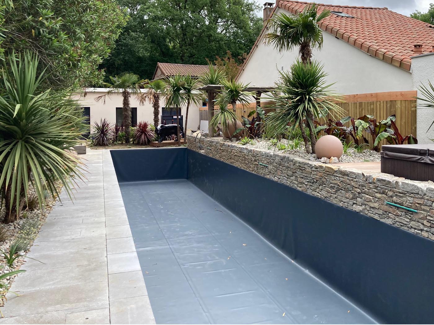 paysagiste toulouse, jardin exotique, architecte paysagiste, couloir de nage